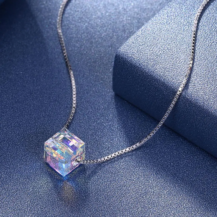 Crystals Cube Necklace