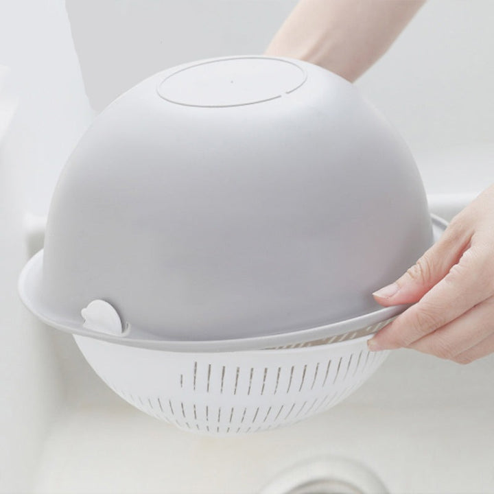 Double-layer Vegetable Washing Basin